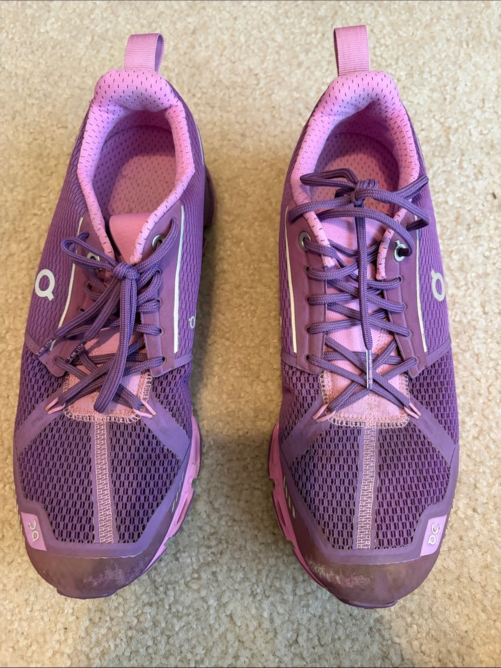 Oc Running Women's Purple and Pink Mesh Athletic Shoes